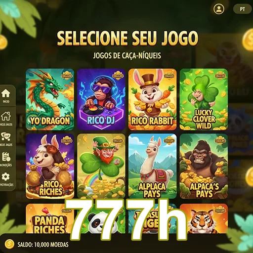 Ilustração de Acesse o cassino online 777h com total segurança e agilidade